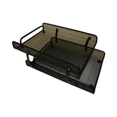 BISMARK - BANDEJA DE REJILLA DOBLE NEGRA (Ref.317725)