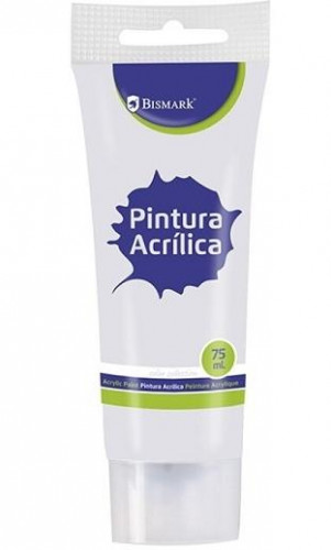 BISMARK - BOTE PINTURA ACRILICA 75 ML BLANCO (Ref.328526)