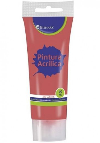 BISMARK - BOTE PINTURA ACRILICA 75 ML ROJO (Ref.328525)