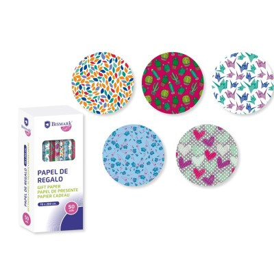 BISMARK - PAPEL DE REGALO TODO TIEMPO MOMENTS 70X200 (Ref.329854)