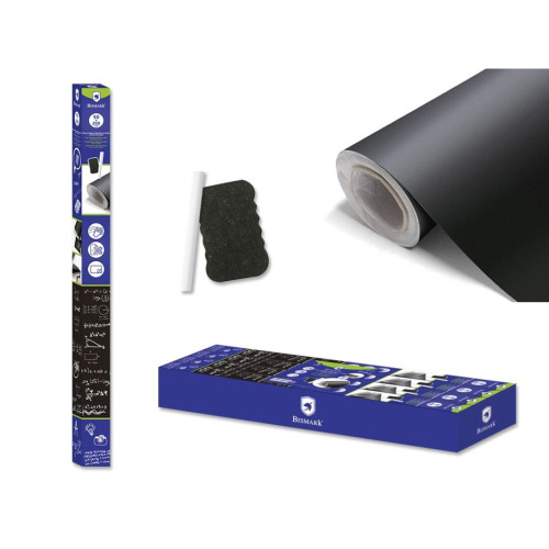 BISMARK - PIZARRA NEGRA ADHESIVA C/ TIZA Y BORRADOR (Ref.328320)