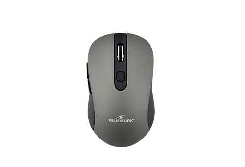 BLUESTORK - M-WL-OFF60 ratón Ambidextro RF inalámbrico Óptico 1600 DPI (Ref.M-WL-OFF60-GREY)