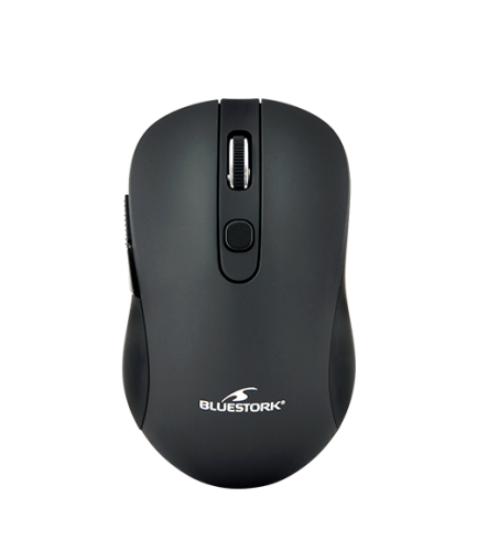 BLUESTORK - RATON INALAMBRICO - 2,4 GHZ - 6 BOTONES - GRIS METALICO () (Ref.M-WL-OFF60-BLACK)