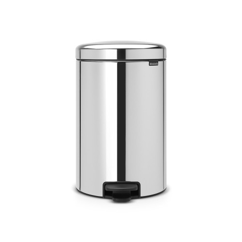 BRABANTIA - PAPELERA CUBO PEDAL 20 LITROS INOX BRILLO (Ref.DP030)