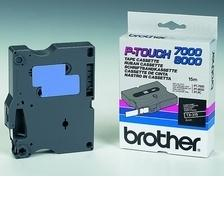 BROTHER - Cinta laminada Negro / blanco 6 mm (Ref.TX315)