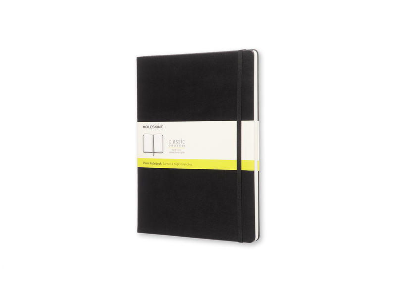 MOLESKINE - Cuaderno Tapa Dura Liso Negro 19x25 (Ref.QP092)