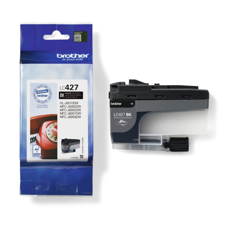 BROTHER - INK-JET MFCJ5955DW / 6955DW NEGRO 3000 PAGINAS (Ref.LC427BK)