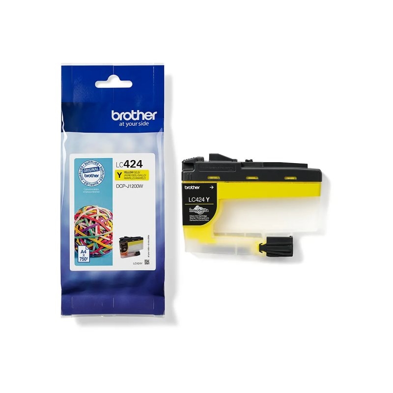 BROTHER - TINTA AMARILLO DCP-J1200W (Ref.LC424Y)