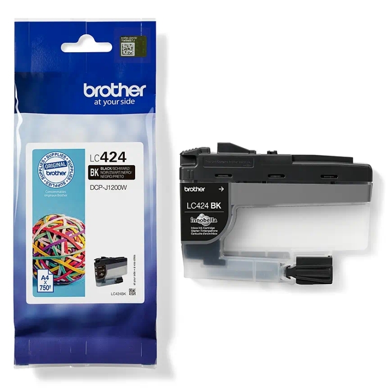 BROTHER - TINTA NEGRO DCP-J1200W (Ref.LC424BK)