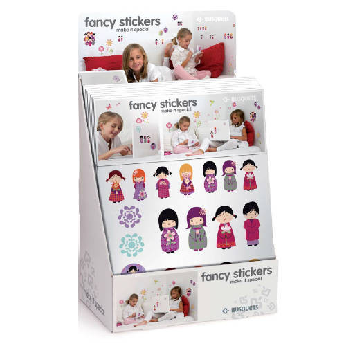 BUSQUETS - EXPOSITOR DE SOBREMESA 24 STICKERS DE VINILIO (Ref.15012900110)