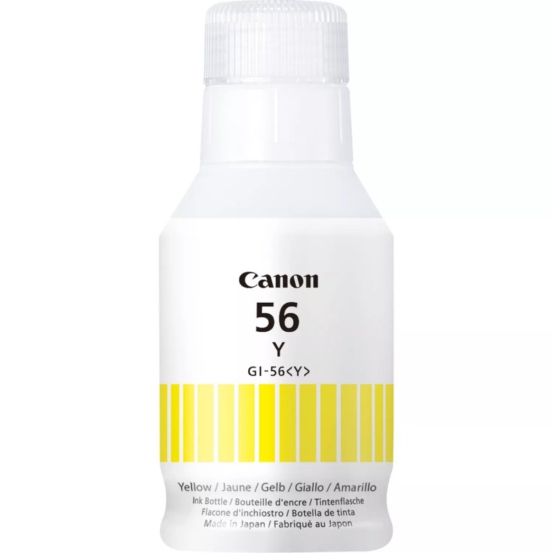 CANON - Botella de tinta amarillo GI-56Y para GX6050 GX7050 (Ref.4432C001)