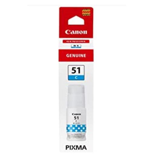 CANON - Botella de tinta Cian GI-51C para G1520 G2520 G3520 G3560 (Ref.4546C001)