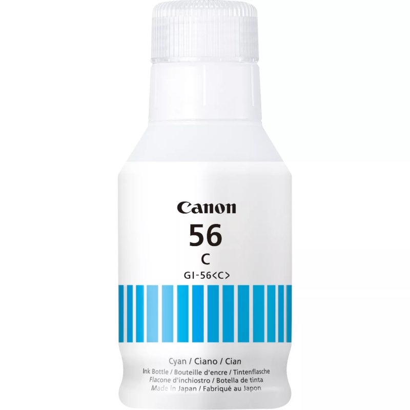 CANON - Botella de tinta cian GI-56BK para GX6050 GX7050 (Ref.4430C001)
