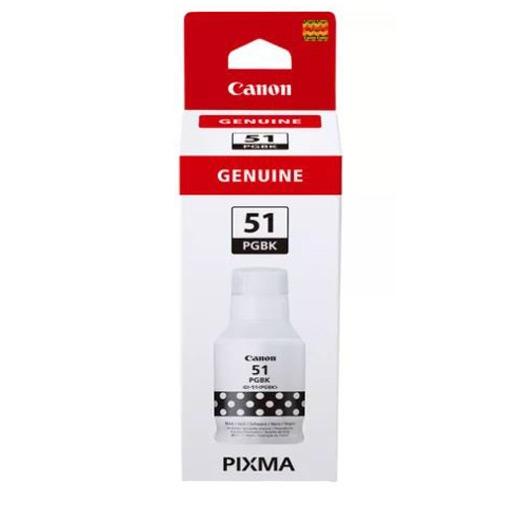 CANON - Botella de tinta Negro GI-51PGBK para G1520 G2520 G3520 G3560 (Ref.4529C001)