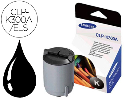 SAMSUNG - Toner Laser ORIGINALES CLP-300 NEGRO -2000 PAG (Ref.CLP-K300A/ELS)