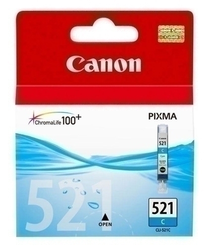 CANON - CART.IJ. CLI-521C CIAN PIXMA MP-620/630/980/540/IP-3600/4600 (ref. 2934B001)
