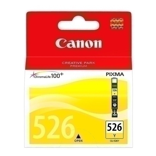 CANON - CARTUCHO INKJET CLI-526Y PIXMA MG-5150/5250/8150, IP 4850 AMARILLO (4543B001AA) (Ref.CLI526Y)
