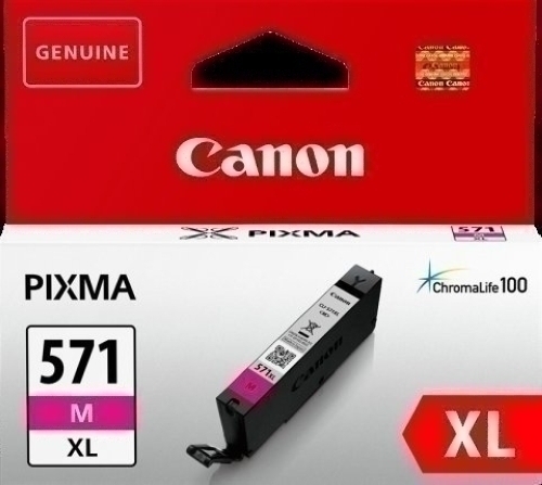 CANON - CARTUCHO INKJET CLI-571MXL PIXMA MG5751/MG5752/MG5753/MG6851/MG6852/MG6853/MG7750/MG7751/MG7752/MG7753 MAGENTA (0333C004) (Ref.CLI571MXL)