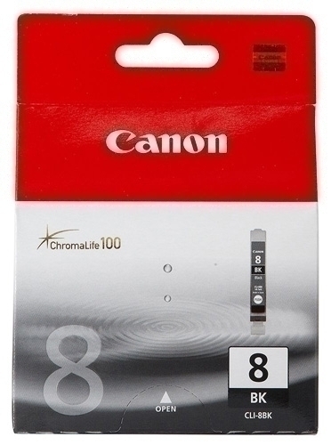 CANON - CARTUCHO INKJET DEP.TINT.NEGRA IP4000/5000/6000 (0620B001AA) (Ref.CLI8BK)