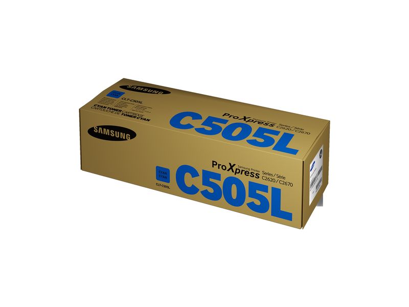 SAMSUNG - Toner Laser ORIGINALES Cyan (Ref.CLT-C505L/ELS)