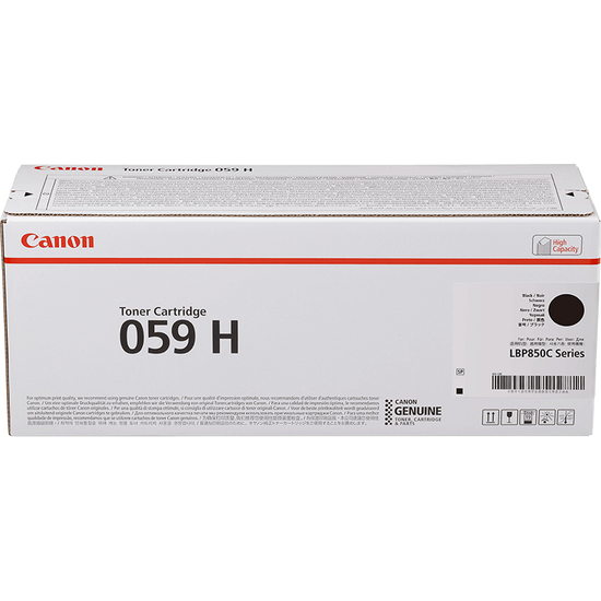 CANON - Toner 059H: LBP852CX 851C 852Ci Black (Ref.3627C001)
