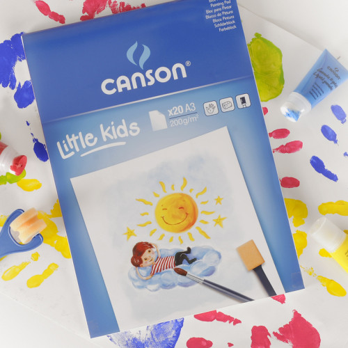 CANSON - BLOCK DE PINTURA GUARRO- KIDS A3 20h 200g (Ref.C400015589)