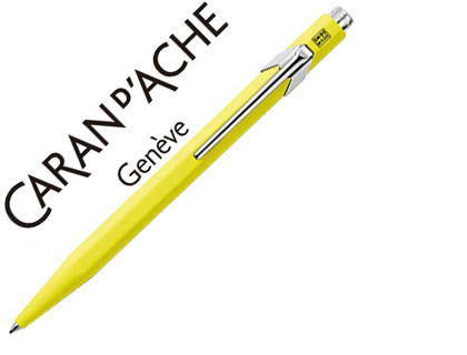 CARAN D'ACHE - BOLIGRAFO 849 FLUO AMARILLO PUNTA MEDIA (Ref.849-470)