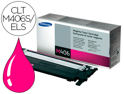 SAMSUNG - Toner Laser ORIGINALES MAGENTA CLP-360 y CLX-3300 1.000 paginas(Ref.CLT-M406S/ELS)
