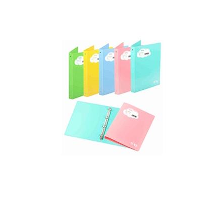 CARCHIVO - CARPETA ANILLAS 4X25MM PP FOLIO AZUL PASTEL -5U- (Ref.12364210)