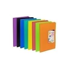 CARCHIVO - CARPETA CARCHIPLÁS-BOOK DE POLIPROPILENO TRASLÚCIDOS CON 50 FUNDAS SOLDADAS FOLIO NEGRO (Ref.50315006)