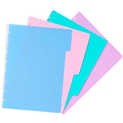 CARCHIVO - SEPARADORES INGENIOX A5 EXTRAÍBLES 4 POSICIONES PP PASTEL (Ref.66115099)