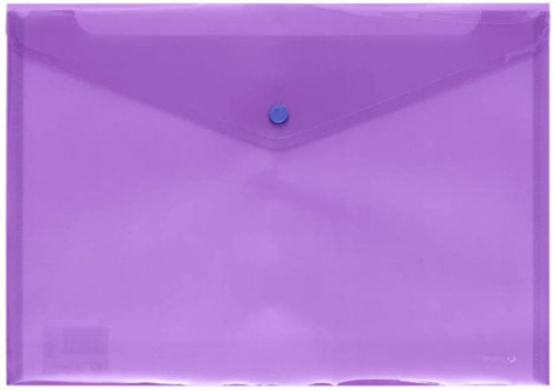 CARCHIVO - SOBRE POLIPROPILENO FOLIO SOLAPA C/BROCHE PLASTICO VIOLETA (Ref.342K56)