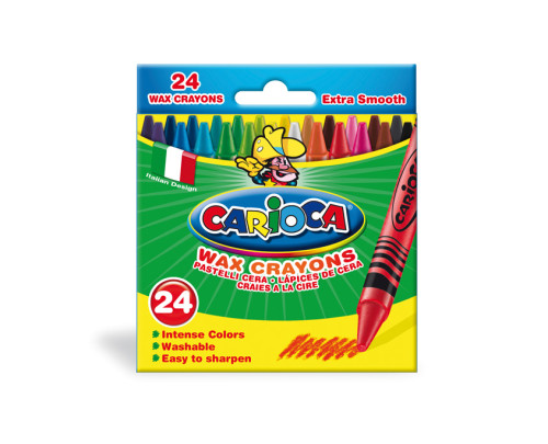 CARIOCA - CAJA 24 CERAS PASTEL (Ref.42366)