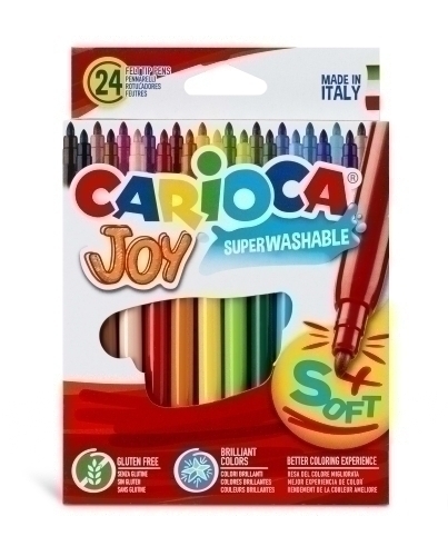 CARIOCA - ROTULADOR FIBRA JOY ESTUCHE de 24 (Ref.A11100024/40615)