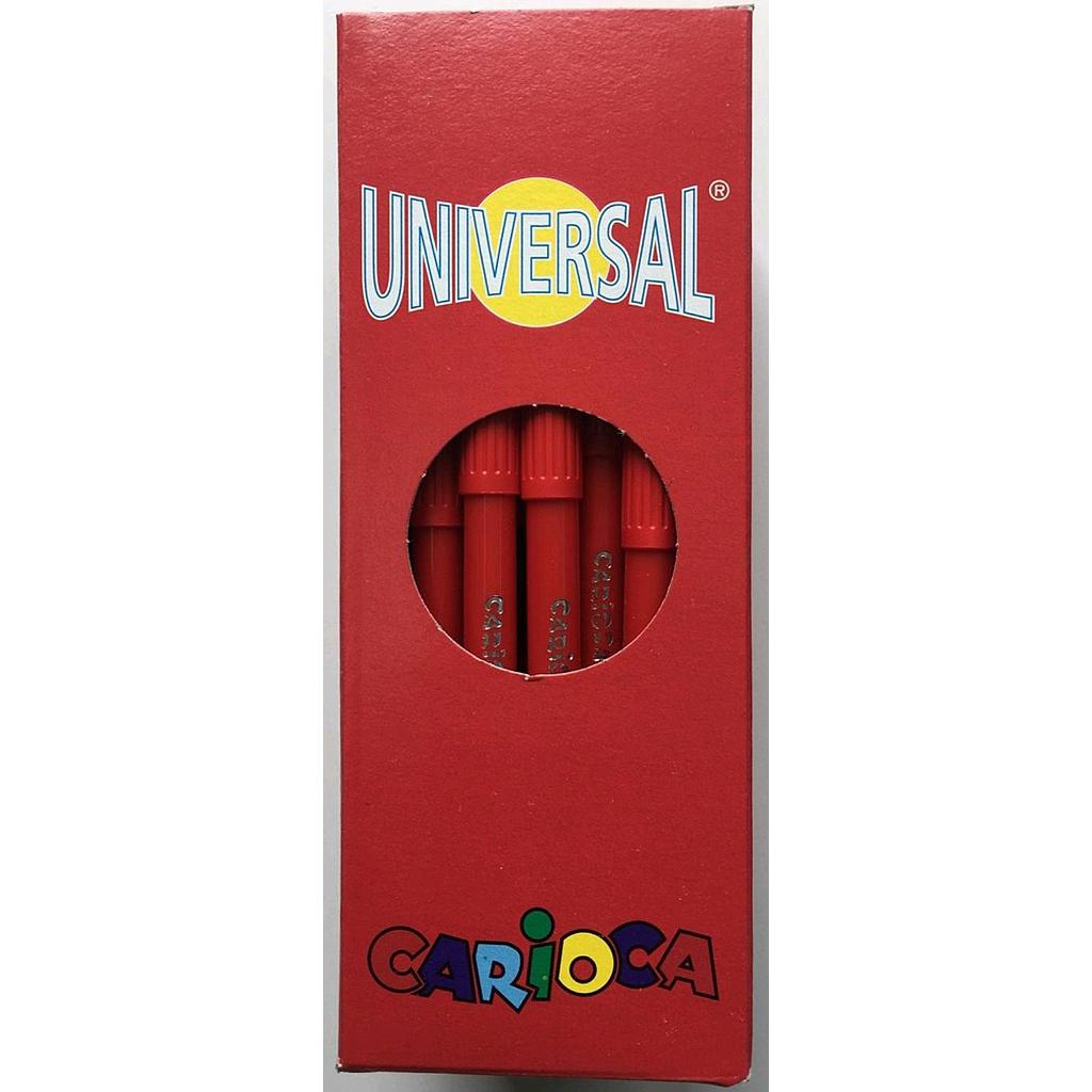 CARIOCA - ROTULADOR JOY PUNTA FINA ROJO - CAJA DE 50- (Ref.50912)