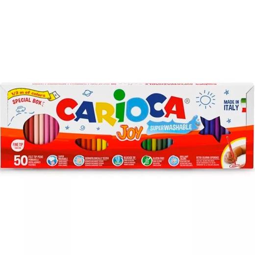 CARIOCA - ROTULADORES JOY ESTUCHE 50U C/SURTIDOS (Ref.41018)