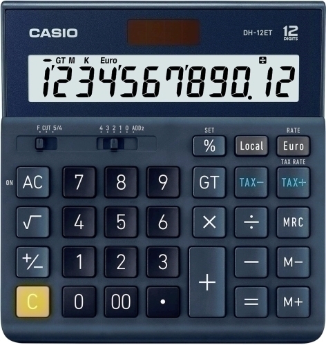CASIO - CALCULADORA SOBREMESA 12 DIGITOS DH-12TER (Ref.DH-12 TER)