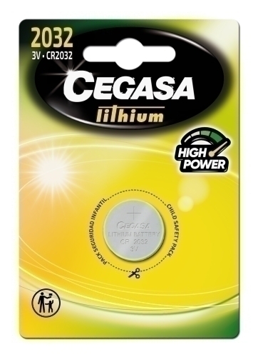 CEGASA - PILAS MICRO CR2032 3V B/1 (Ref.21474)