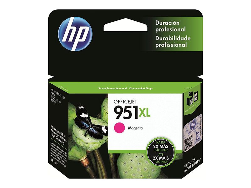 HP ( HEWLETT PACKARD ) - Cartuchos ORIGINALES Inyección De Tinta 951XL Magenta (Ref.CN047AE#BGY)