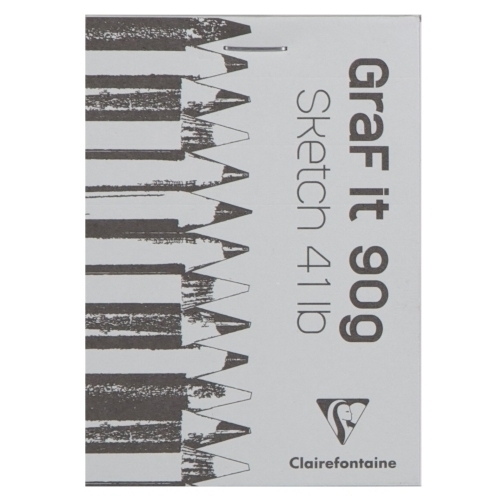 CLAIREFONTAINE - BLOCK DE DIBUJO GRAF"IT CROQUIS A3 90g 80h (Ref.96627C)