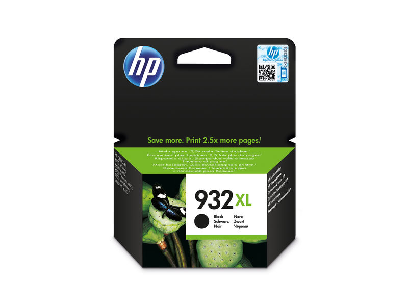 HP ( HEWLETT PACKARD ) - Cartuchos ORIGINALES Inyección De Tinta 932XL Negro (Ref.CN053AE#BGY)