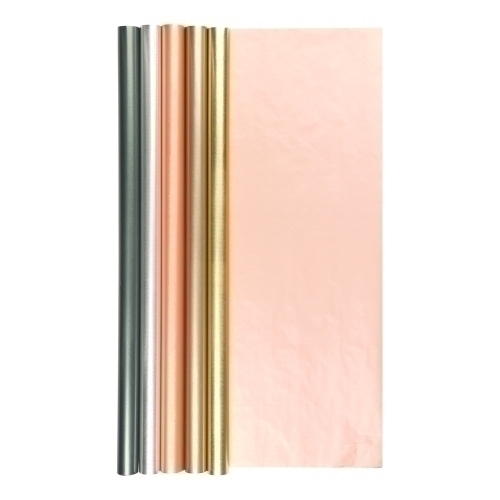 CLAIREFONTAINE - PAPEL de REGALO ROLLO 0,7x2 m (CAJA de 30) KRAFT NACAR SURTIDO (Ref.95796C)