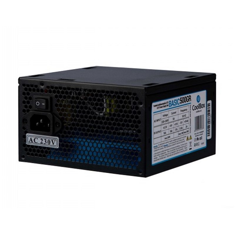 COOLBOX - Fuente.Alim ATX BASIC 500GR (Ref.COO-FA500B-BKB)