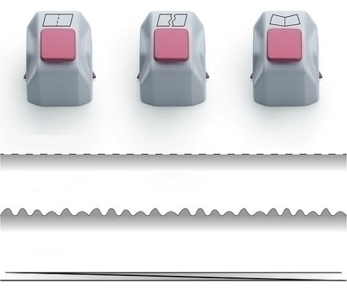 DAHLE - CABEZAL de CORTE 980 para CIZALLA de RODILLO 507 (set de 3) (Ref.00980-14986)