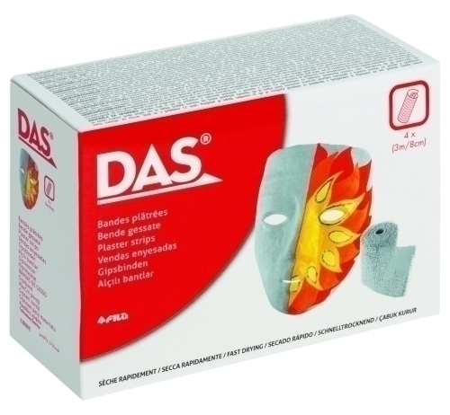 DAS - YESO PAQUETE de 4 TIRAS de 3 m x 8 cm (Ref.F688100)