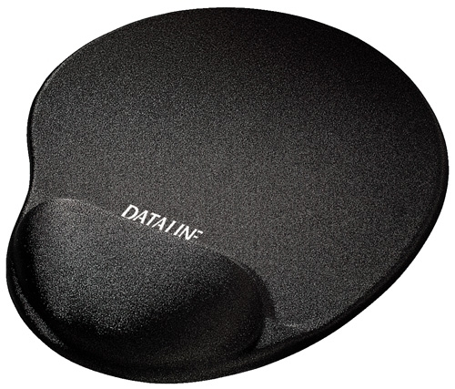 DATALINE - ALFOMBRILLA RATON CON REPOSAMUÑECAS GEL NEGRO (Ref.67106)