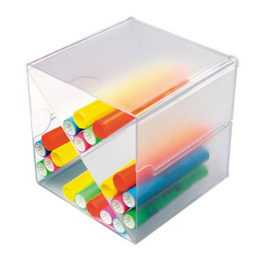 DEFLECTO - ORGANIZADOR MODULAR CON DIVISOR EN ASPA TRANSPARENTE (Ref.350201)