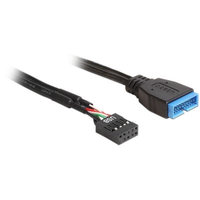 DELOCK - Cable USB 2.0 Hembra/ USB 3.0 Macho (Ref.83281)