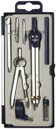 DFH - COMPAS ESCOLAR CON ALARGADERA Y BIGOTERA (Ref.802202)