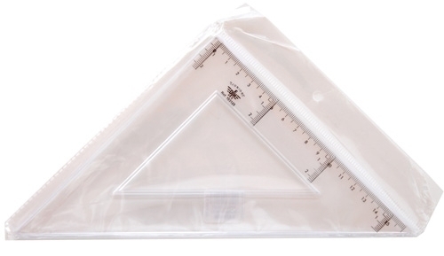 DFH - ESCUADRA CRISTAL 25 CTM. (Ref.103125)